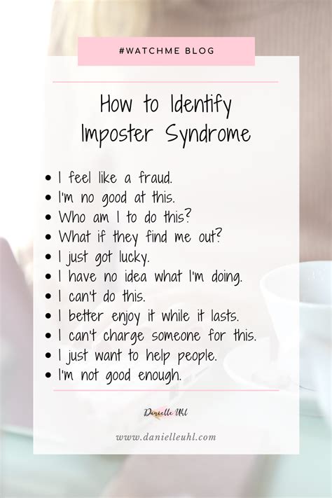 7 Steps to Overcome Imposter Syndrome | #WATCHME® Podcast | Danielle ...