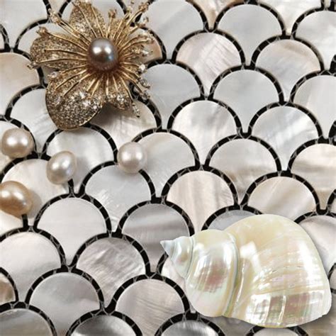 Mother Of Pearl White Sea Shell Backsplash Mosaic Tiles