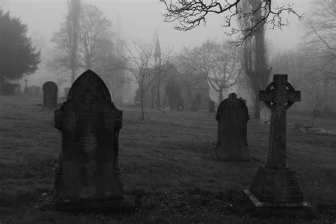 Scary Cemetery Wallpaper