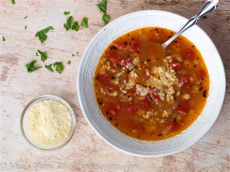 Minestra (Farro Soup) Recipe - Mae's Menu