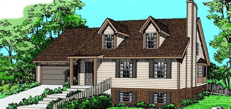 Manahawkin One and a Half Story House Plans | 84 Lumber