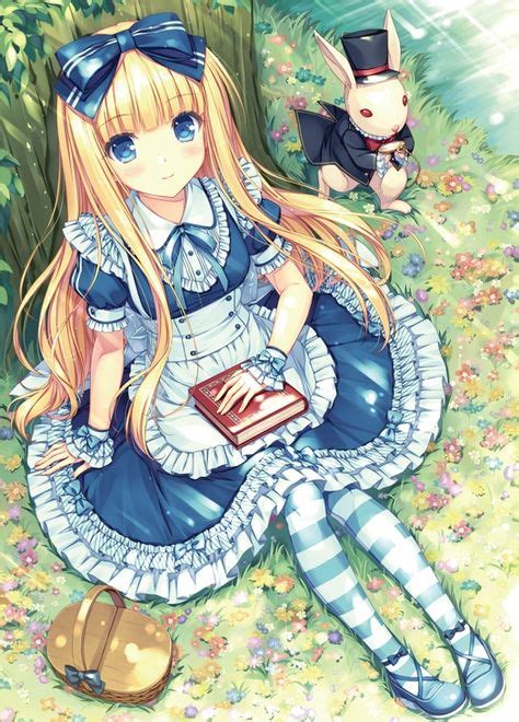 Anime style Alice in Wonderland. | ตัวละครจากการ์ตูน