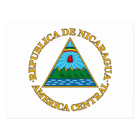 Nicaragua Coat of Arms Postcard | Zazzle.com