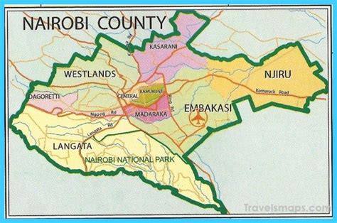 cool Map of Nairobi | Map, Nairobi, Adventure activities