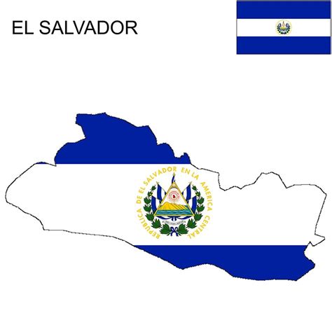 El Salvador Flag Map and Meaning | Mappr