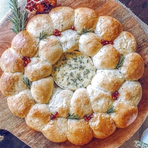 Baked Camembert and Bread Appetizer (from Frozen Dough) -TFN