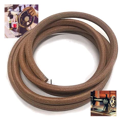 Treadle Sewing Machine Belt 71" 3/16" Heavy Duty Leather Belt with Hook ...