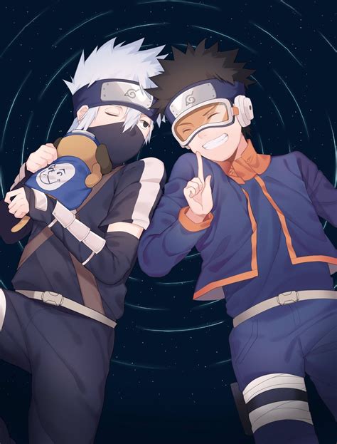 Galería: Obito y Kakashi. | Kakashi and obito, Kakashi, Anime naruto