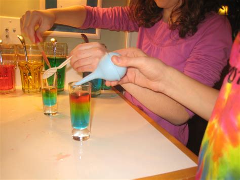 Sugar-Water Density Columns | Kitchen science experiments, Science ...