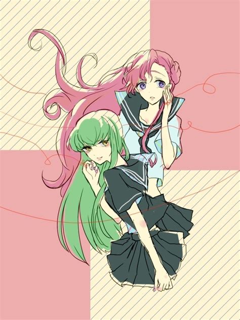 C.C. and Euphemia li Britannia - Code Geass Fan Art (37836093) - Fanpop