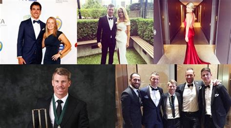 Australia cricketers dazzle with their WAGs at Allan Border medal ...