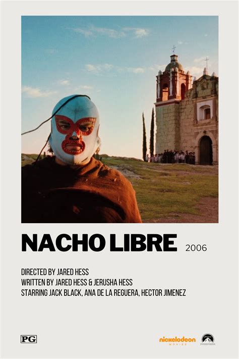 Nacho Libre Polaroid Movie Poster | Movie posters minimalist, Nacho ...