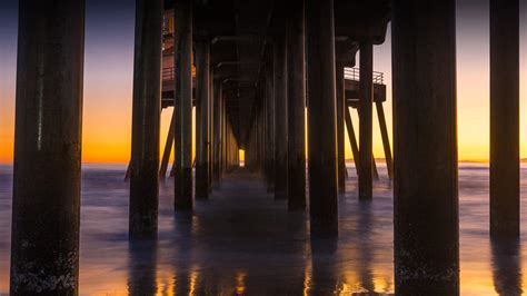 Bing HD Wallpaper Aug 18, 2024: Huntington Beach Pier, California, USA ...