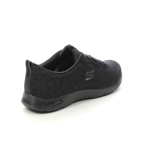 Skechers Refine Arch Fit BBK Black Womens trainers 104272