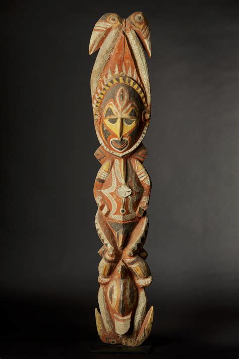 A Fine Old New Guinea Ancestor Figure Abelam People East Sepik Province ...