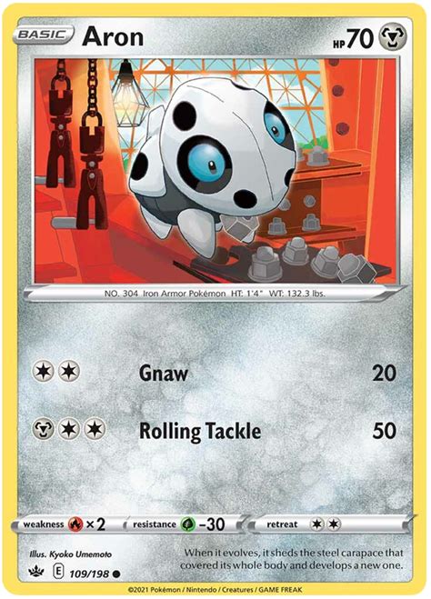 Aron - Chilling Reign #109 Pokemon Card