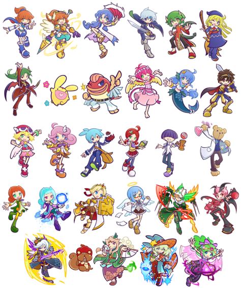 Puyo Puyo Champions/eSports all Characters Recharged : r/Puyo