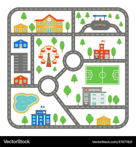 School Map For Kids - Bobbie Stefanie