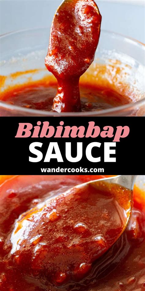 Simple Korean Bibimbap Sauce Recipe | Wandercooks