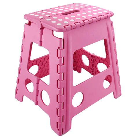 Folding Foot Step Stool Multi Purpose Plastic Home Kitchen Foldable ...