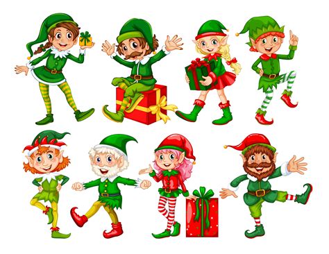 Cricut Stickers Christmas Elves Printable Elves Clipart Png - Etsy