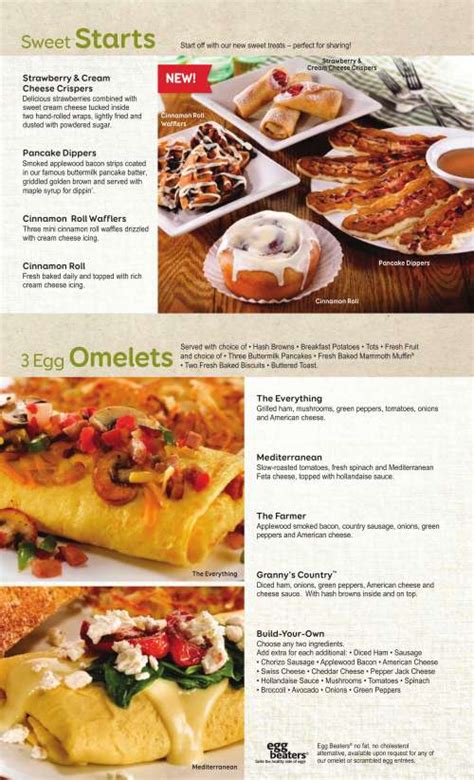 Perkins Restaurant & Bakery menu in Orlando, Florida, USA