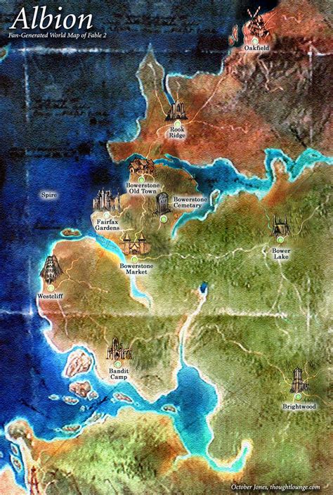 Fable2 World Map (v2) | Here is an updated world map I have … | Flickr