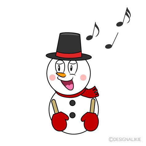 Free Singing Snowman Cartoon Image｜Charatoon