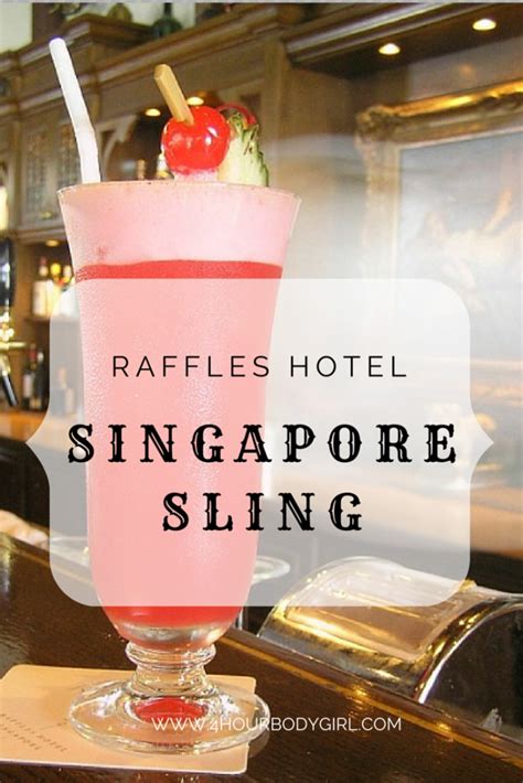 Singapore Sling - Original Recipe - 4- HOUR BODY GIRL