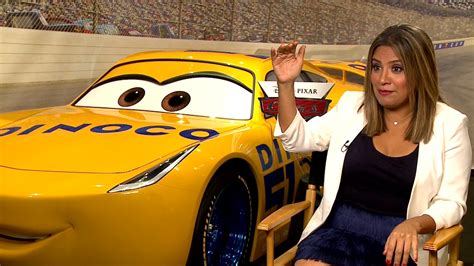 Cars 3 "Cruz Ramirez" Cristela Alonzo Interview - YouTube