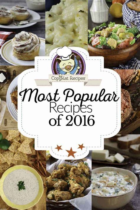 Most Popular CopyKat Recipes of 2016