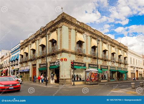 Architecture of Puebla, Mexico Editorial Stock Image - Image of house ...