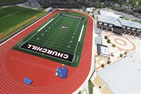 Winston Churchill High School - Brock USA - Shock Pads for Artificial Turf