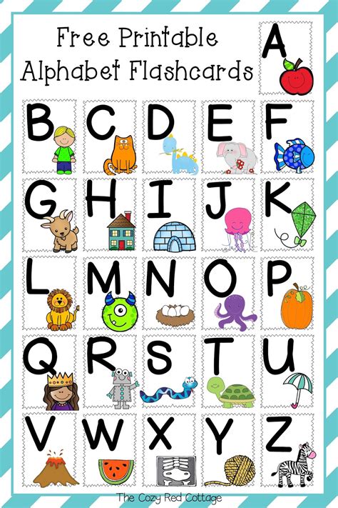 Alphabet Flashcards Printable Pdf