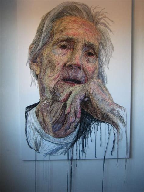 (1) Twitter | Portrait embroidery, Thread art, Embroidery art