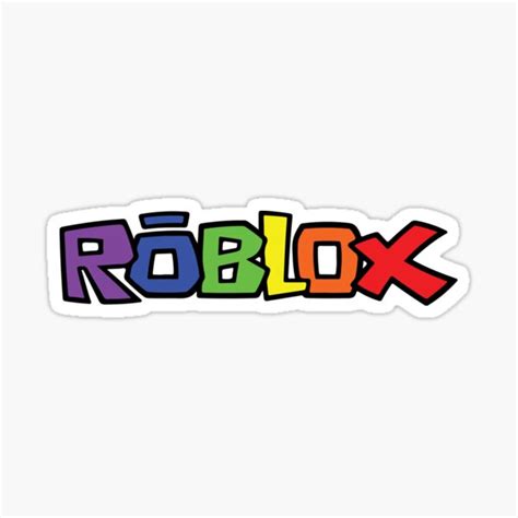 "ROBLOX RAINBOW" Sticker for Sale by Krabstyx | Redbubble