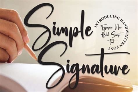 Simple Signature Font by Roronoa zoro.S.P.D · Creative Fabrica