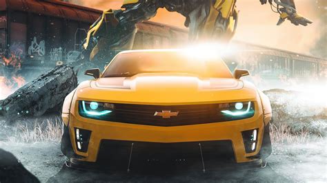 Bumblebee X Camaro Wallpaper 4k HD ID:9748