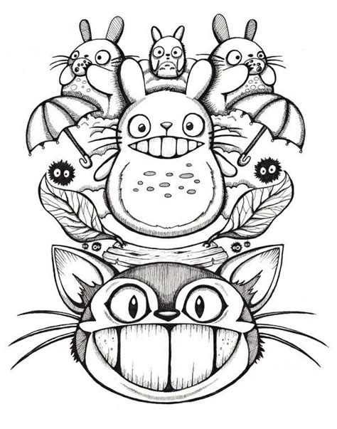 Coloriage Kawaii Disney Cool Galerie Kawaii Totoro Chloe Coloriage ...