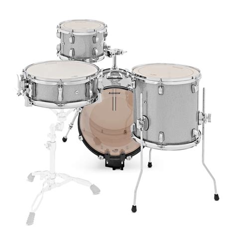 Ludwig Breakbeats Questlove 16in 4Pc Shell Pack, White Sparkle at ...