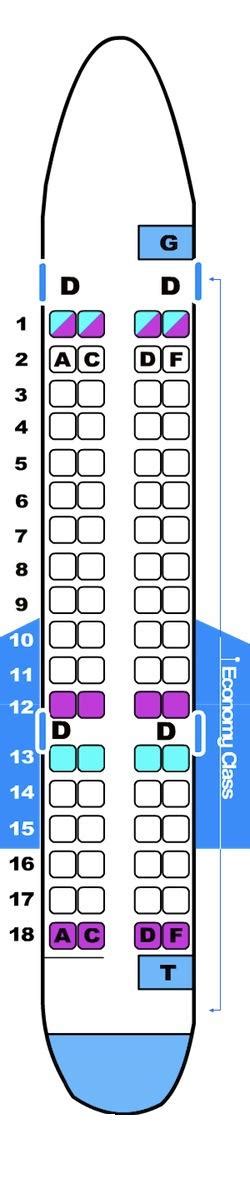 Seat Map Brit Air CRJ 700 | Best airplane, Brit, Air