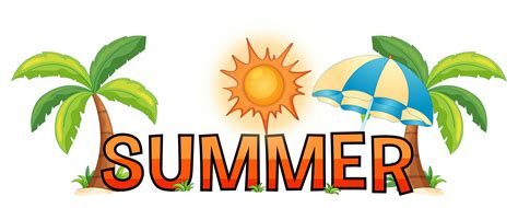 Font design for word summer 434040 Vector Art at Vecteezy