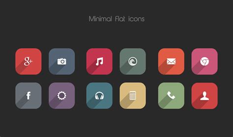 Minimal Flat icons by DD-Ripper on DeviantArt