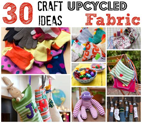 Upcycled Fabric Craft Ideas - Red Ted Art - Kids Crafts