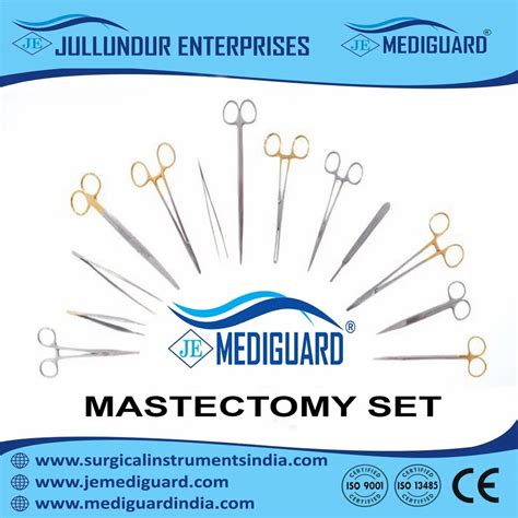 MASTECTOMY SET at Rs 1500 | Stainless Steel Surgical Instruments in New ...