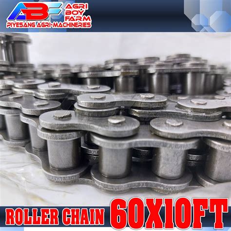 TKS ROLLER CHAIN #60 X 10 FT TRANMISSION KULIGLIG, HANDTRACTOR | Shopee ...