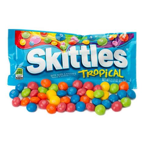 Skittles Candy Packs - Tropical: 36-Piece Box | Chewy candy, Online ...