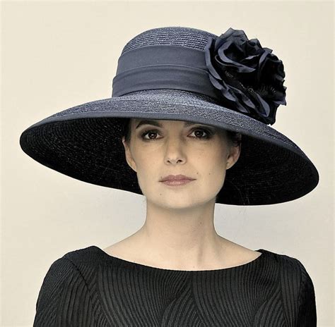 Women's Black Hat Audrey Hepburn Hat | Audrey hepburn hat, Navy hats ...