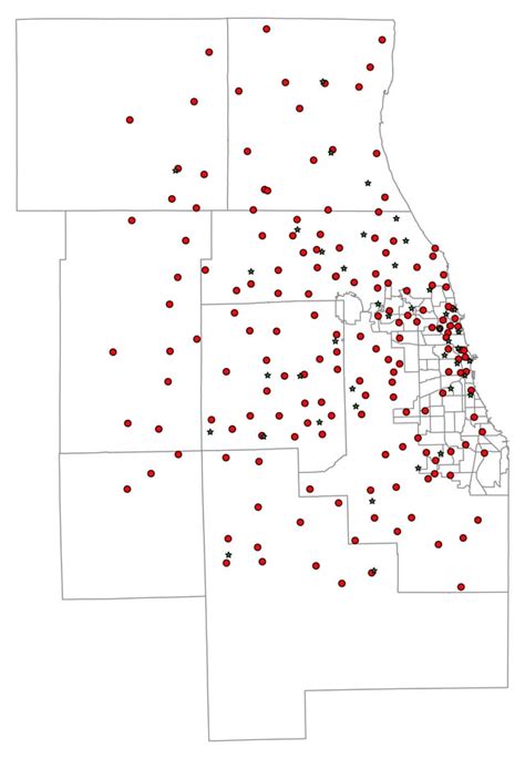 Since Jewel-Osco and Mariano's may merge I decided to map all their ...