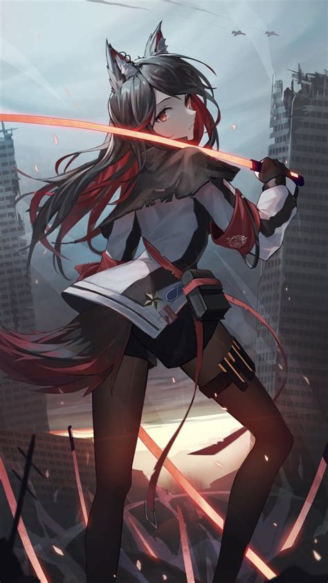 Texas [Arknights] (2540x4516) : r/Animewallpaper